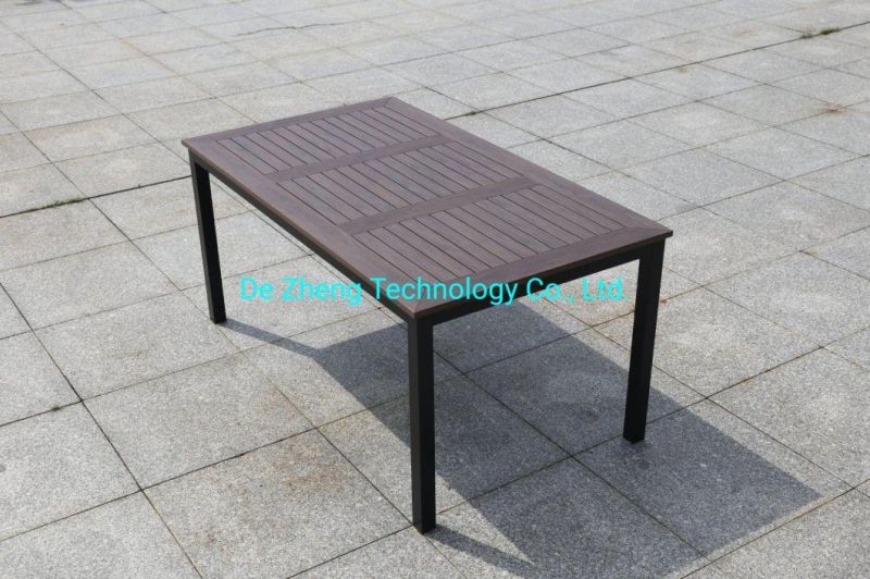 Metal Garden Armchair Garden Furniture Aluminum Patio Stacking Outdoor Stool Polywood Chair for Sale
