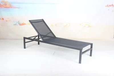 Wholesale Aluminum Swimming Pool Chair Textilene Beach Lounger Chair