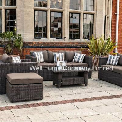 Well Furnir Outdoor Rattan Garden Furniture Sofa (WF-15202)