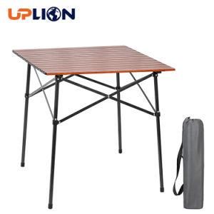 Uplion Lightweight Aluminum Folding Square Camping Table Compact Table with Carry Bag