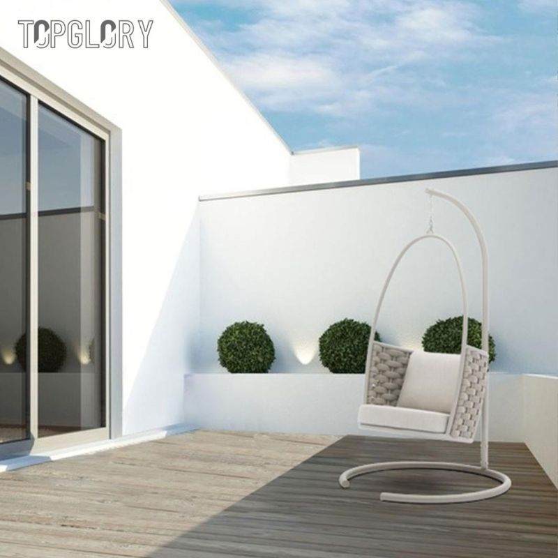 Customized New OEM Foshan Outdoor Swing Swinging Chair Patio Swings with Factory Price