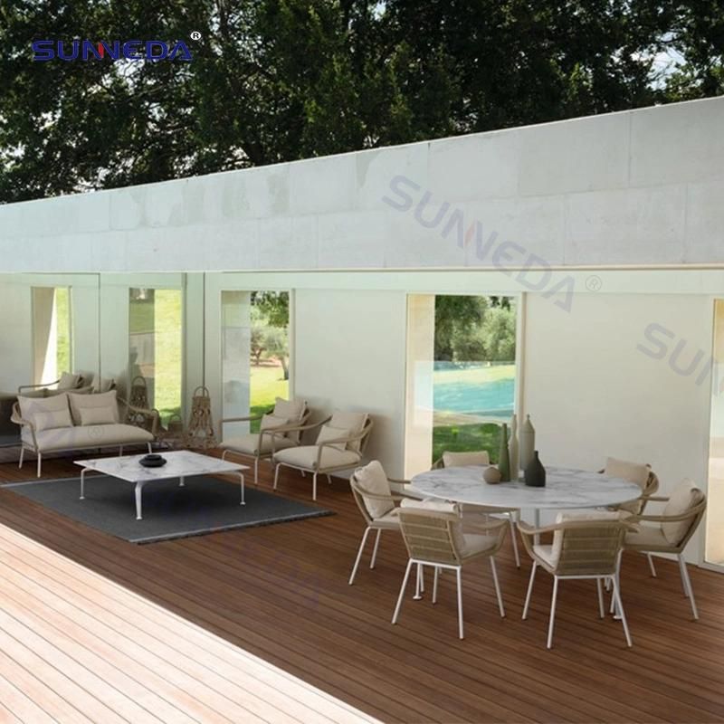 Garden Outdoor Furniture Poolside Porch Wholesale Dining Table Set