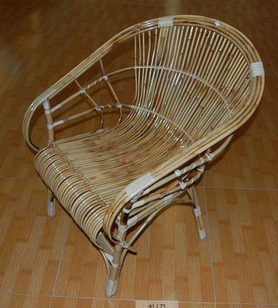 Outdoor Garden Bamboo Patio Furniture Dining Rattan Table and Stackable Rattan Chair