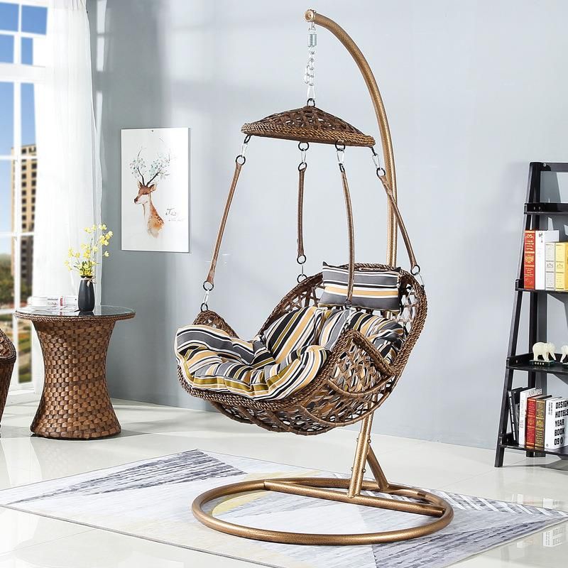 Cheap Indoor Terrace Garden Hotel Patio Single Hanging Swing Chair