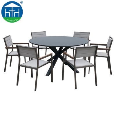 UV Resistant Aluminum Furniture Outdoor Round Dining Table
