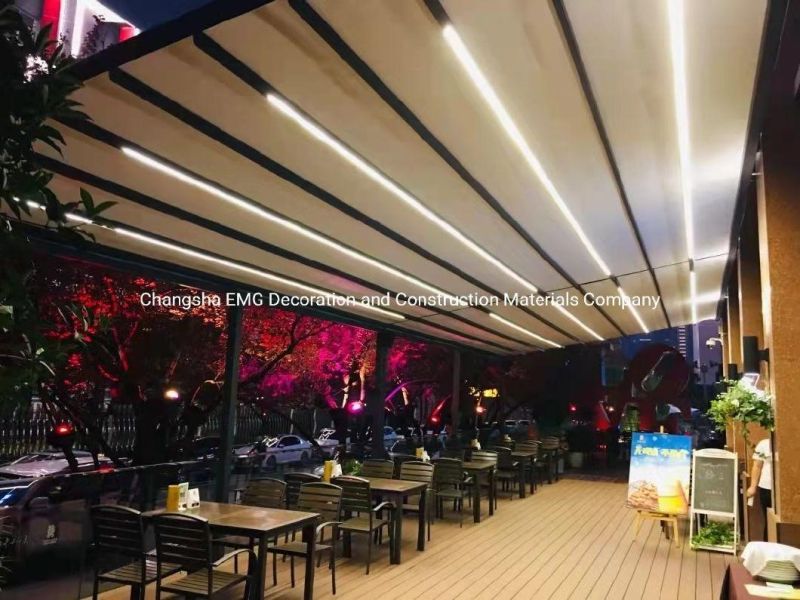 Factory Wholesale Automatic Retractable Canopy for Restaurant