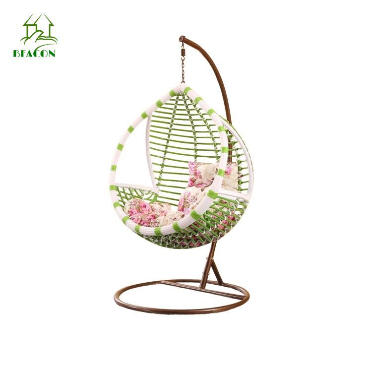 Durable Apartment Hotel Villa Leisure Hanging Swing Chair with Cushion