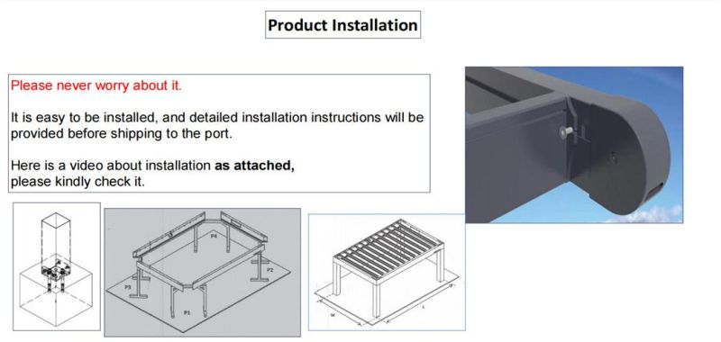 Automated Louver Gazebo Deck Cover Canopy Aluminum Waterproof Roof Rain Wind Sensor Motorized Pergola