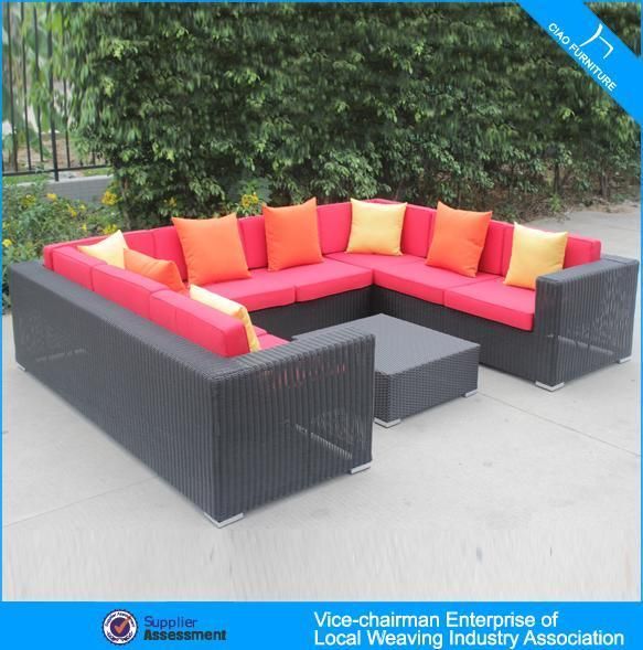 2016 Garden Patio Sofa Set Corner Sofa for Outdoor (CF1478)
