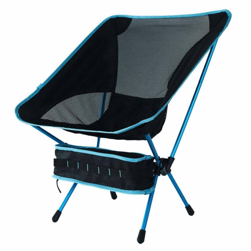 Terralite Portable Camp Chair. Perfect for Camping, Beach, Backpacking & Outdoor Festivals. Compact & Heavy Duty (Supports 300 lbs) . Includes Terragrip