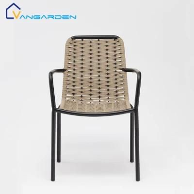 New Italian Designer Commercial Outdoor Home Garden Chair Rope Furniture