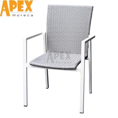 Modern Outdoor Furniture Garden Armchair Design Aluminum Dining Chair Wholesale