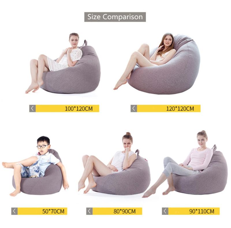 Wholesale Living Room Furniture, Tear Shape Bean Bag Filler Customized Indoor Sofa Bed Large Bean Bag Chair