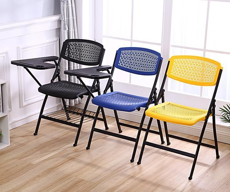 Cheap Price Colorful Hotel Plastic Frame Dining Chair Folding Chair