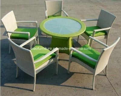 2016 Rattan Garden Table with 6 Seater Dining Se (2084)
