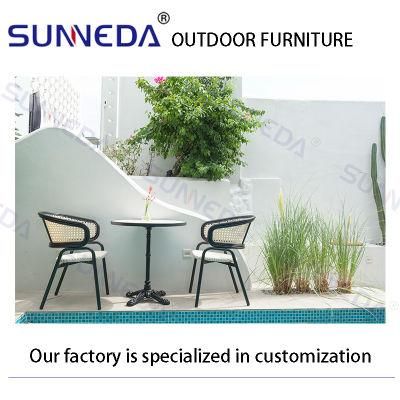 Outdoor Home Furniture Garden Sets Rattan Aluminum Chair with Table
