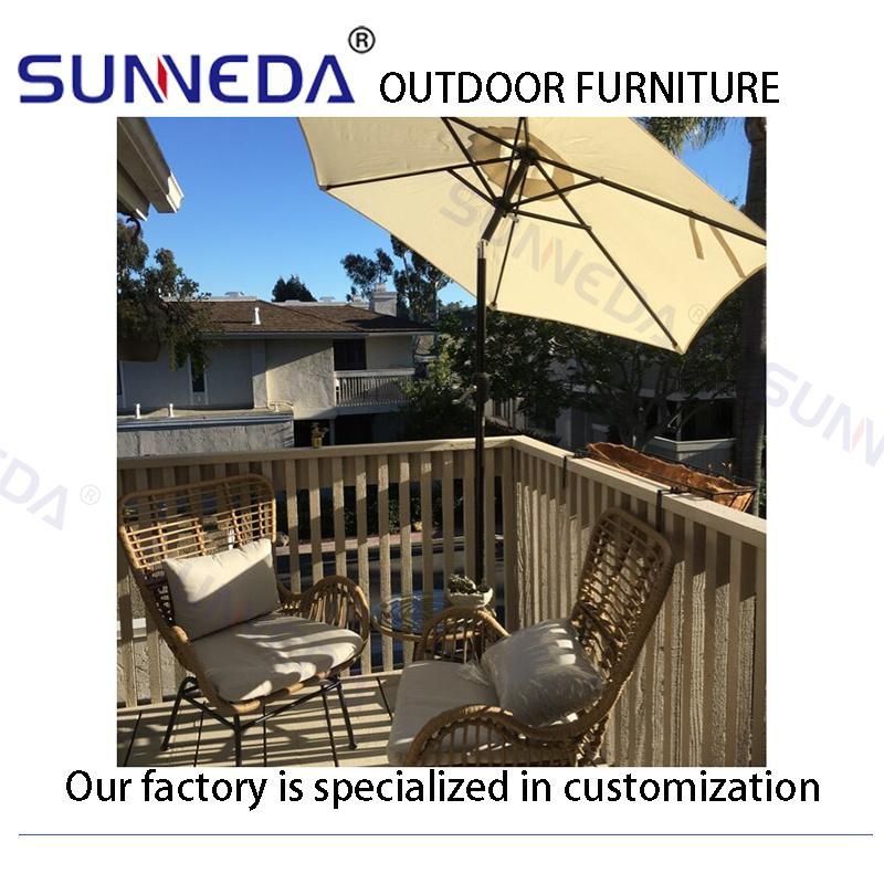 Factory Directly Sell Crafted Courtyard Lawn Pub Picnic Outdoor Armchair Set