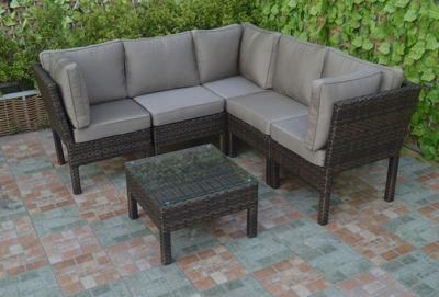Modern Viro PE Rattan Sofa Table Set Outdoor Furniture Products
