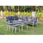 2020 New Design Garden Sofa Set Sectional Lounge Sofa with Aluminum Material OEM Can Accpet
