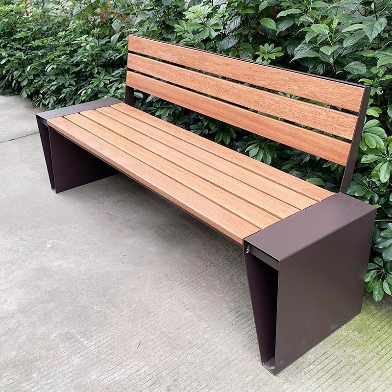 Outdoor Picnic Bench, Public Wooden Chair for Garden