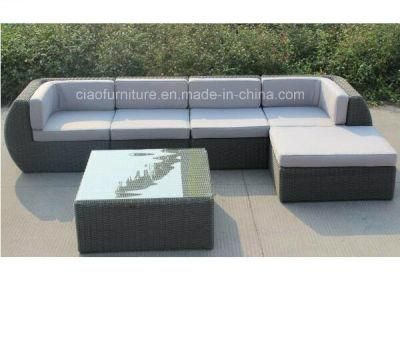 European Market Popular Design Patio Sofa Wicker Sofa