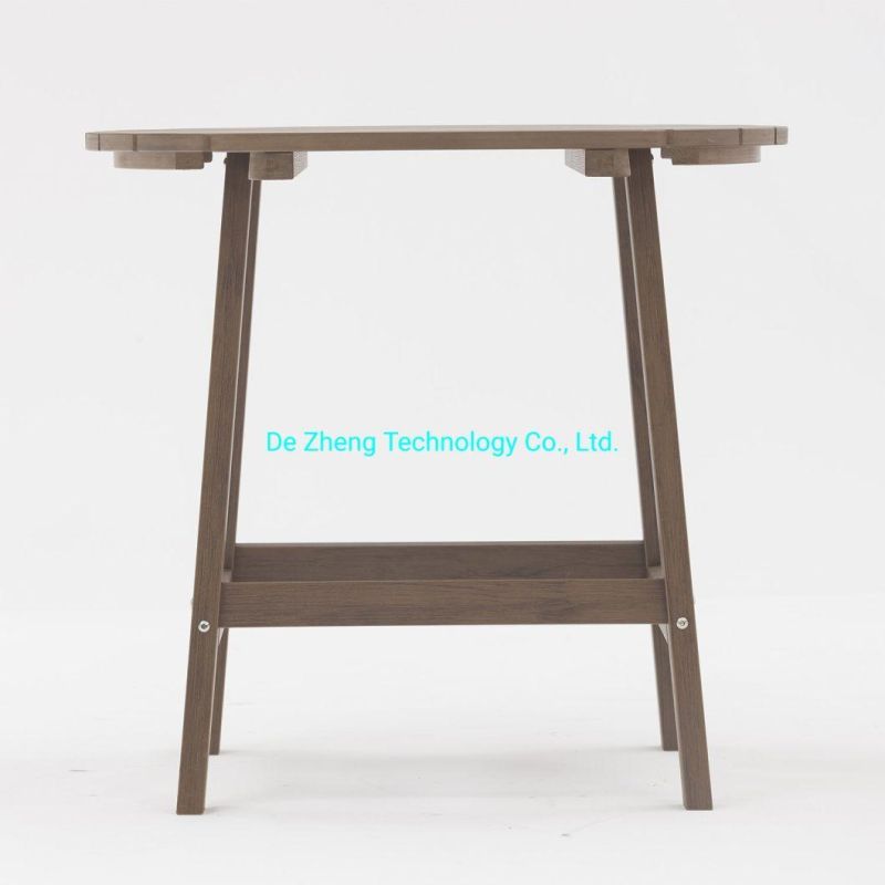 Leisure Luxury Outdoor Dining Coffee Teak Wood Bar Dining Bistro Table