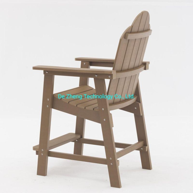 China Wholesale Patio Wooden Home Outdoor Garden Bar Chair for Poolside