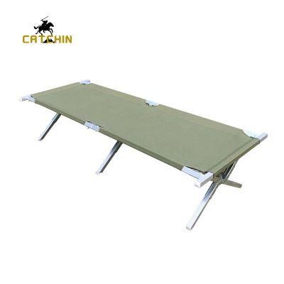 Super Lightaluminum Alloy Folding Bed Outdoor Portable Bed for Army Multifunctional Lunch Break Bed