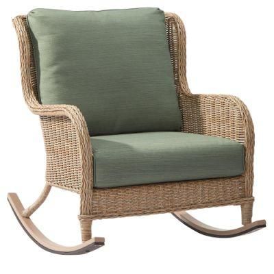 Wicker Outdoor Rocking Chair with Surplus Cushions (WF-1710182)