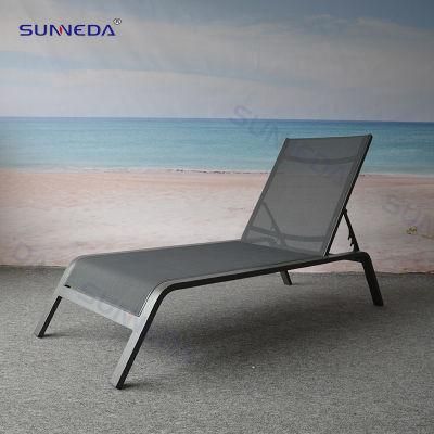 Hotel Poolside Sun Bed Beach Home Chair Eco-Friendly Material Folding Chaise Lounge
