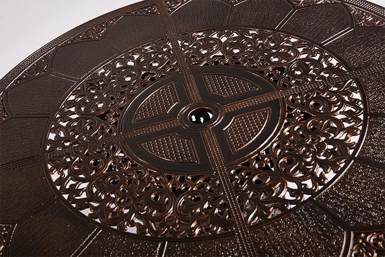 Elegant Design Aluminum Cast Tables Patio Garden Furniture Round Table