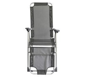 High Backrest Folding Chair Beach Chair with Footrest