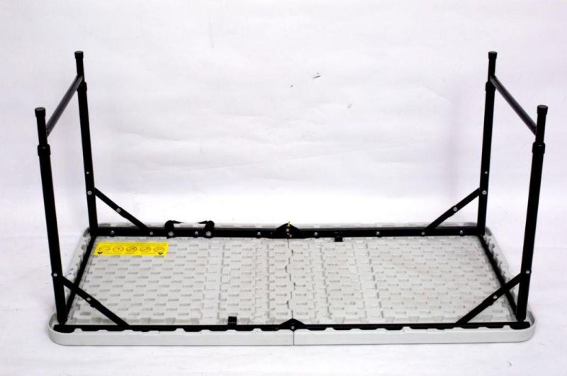 4FT Folding in Half Table in Adjustable and Storage Foldable Catering Table