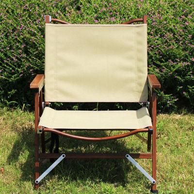 Conducive to Storage and Carrying Outdoors Made of Aluminum with Wood Grain Portable Folding Chair