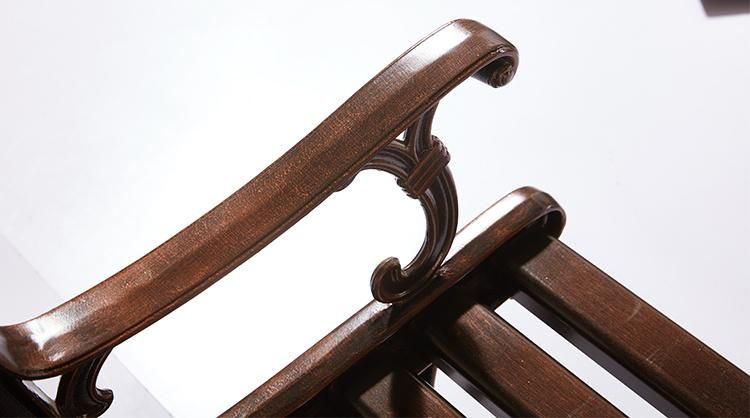 Three Seater Bench Metal Dining Chairs Balcony Garden Chairs Outdoor Furniture