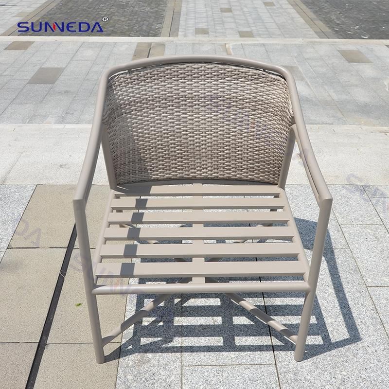 Wholesale Outdoor Garden Modern Industrial Classic Cafe Bistro Restaurant Mesh Metal Chair