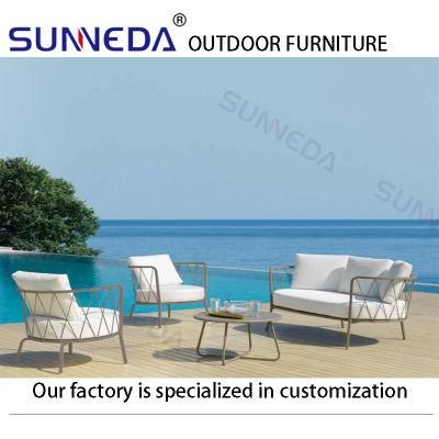 Aluminum Frame Outdoor Modern Leisure Garden Sofa Furnitures Leisure Home