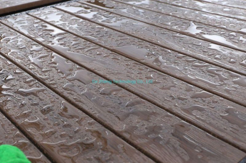 Best Sell High Quality Aluminum Metal Paito Balcony 6PCS Chairs and Garden Table Sets Outdoor Wood Furniture