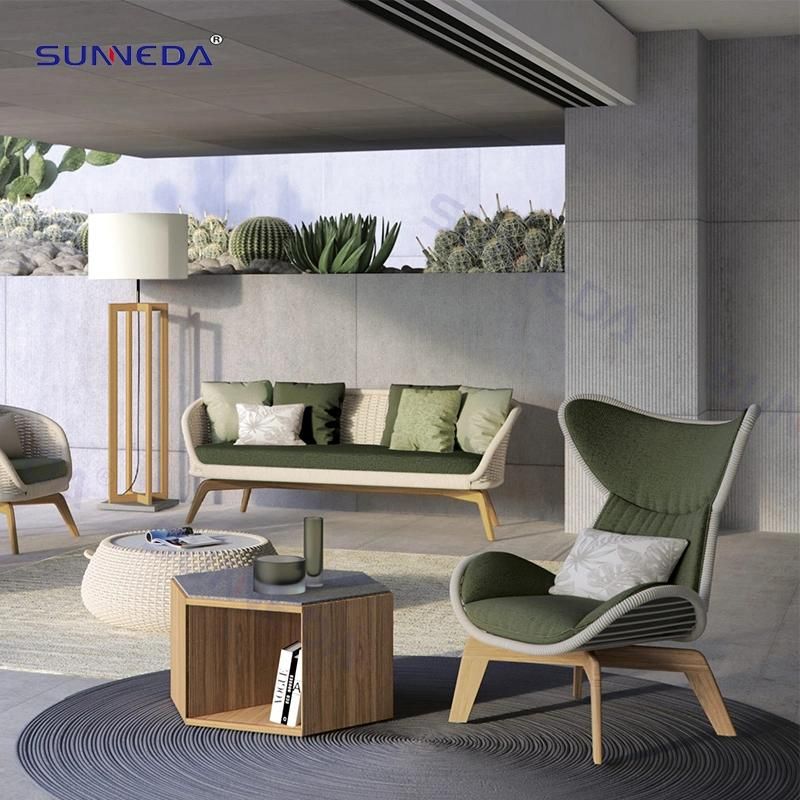 Leisure Rope Garden Gazebo Sofa Love Seat Outdoor Furniture