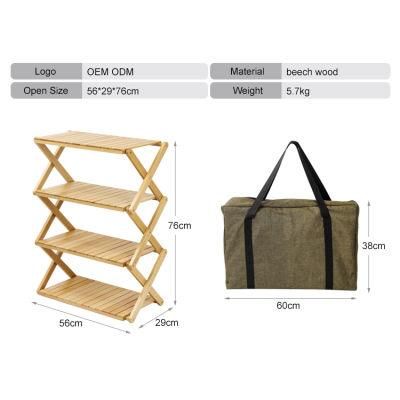 Each Layer of Luggage Carrier Has a Buckle Design