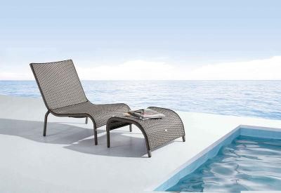 Well Furnir Rattan Outdoor Furniture Chais Lounge (WF-7339)