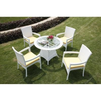 4 Seater Outdoor Patio Rattan Furniture Dining Garden Set