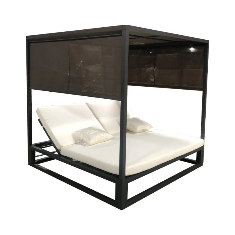 Customize Modern Darwin Foshan Outdoor Furniture Aluminum Sun Bed Pool Chair in China