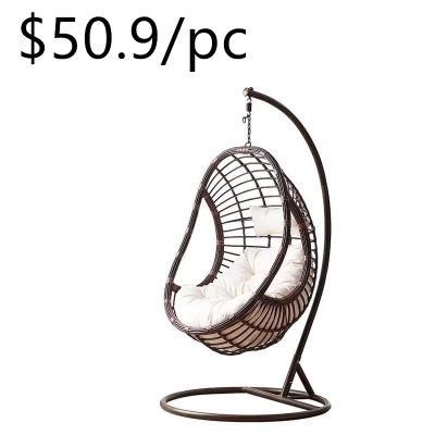 Popular Midern Design Hanging Home Patio Rattan Garden Swing Chair