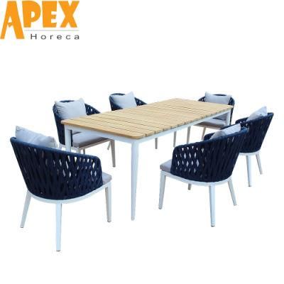 Promotional Outdoor Waterproof Portable Table Chair Aluminum Durable Furniture Set