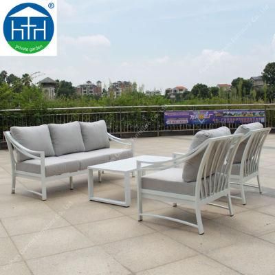 Modern Garden Outdoor Furniture Aluminum Sofa Set and Coffee Table (DW-SF1908)