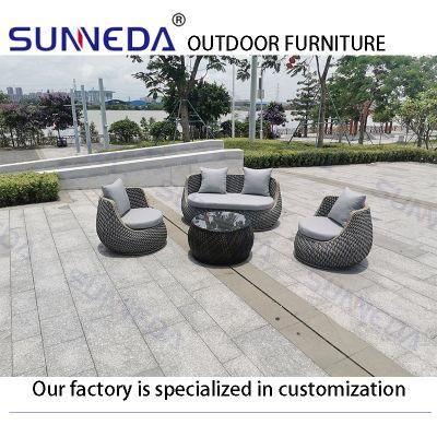 Wholesale Garden Outdoor Rattan Furniture Set Modern Creatively Sofa