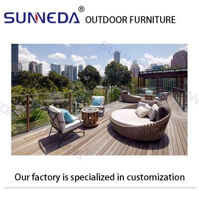 Home Comfort Soft High End Round Big Sun Bed
