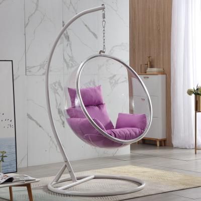 Acrylic Space Transparent Bubble Semi Spherical Suspension Chair