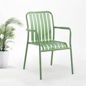 Cheap Furniture Dining Patio Stack Chairs Modern Aluminum Garden Chair